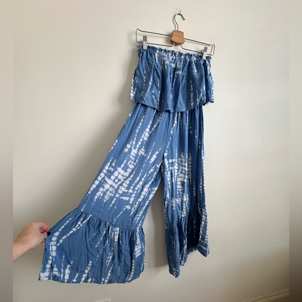 Boho Strapless Jumpsuit